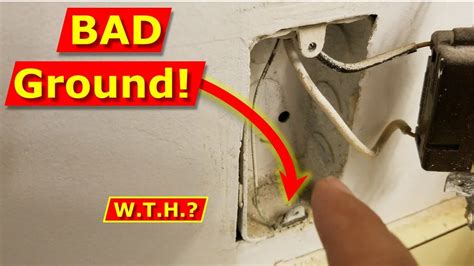 no grounding wire outlet box